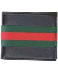 Gucci - Bi-Fold Wallet "Web Trademark" - Lyst
