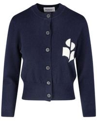 Isabel Marant - Cropped Button-Up Sweater - Lyst