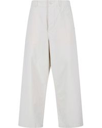 Kaptain Sunshine - Wide Drill Cotton Pants - Lyst