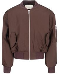 Entire studios Moto Bomber Jacket in Black for Men | Lyst