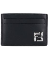 Fendi - Slim "Squared Ff" Card Holder - Lyst