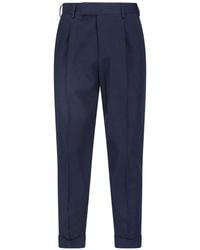 PT Torino - Virgin Wool Blend Trousers - Lyst
