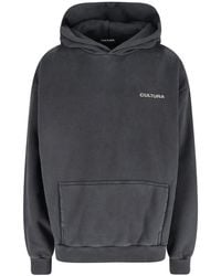 Cultura - Felpa Cappuccio Logo - Lyst