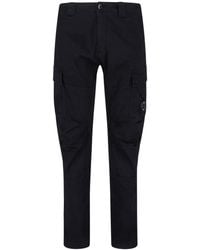 C.P. Company - Straight Cut Trousers With Clean Silhouette - Lyst