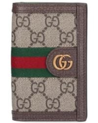 Gucci - "ophidia Gg" Bi-fold Card Holder - Lyst