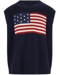 Polo Ralph Lauren - Vest With Flag - Lyst