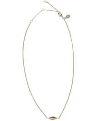 Jimmy Choo - Geometric Pendant Chain Necklace - Lyst