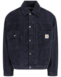 Carhartt - Belmar Snake Camo Denim Jacket - Lyst