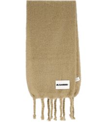 Jil Sander - Lightweight Mohair & Wool Scarf For - Lyst