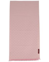 Gucci - Sciarpa In Lana "Gg" - Lyst