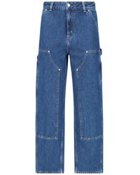 Carhartt - 'w' Nashua Double Knee Pant' Straight Jeans - Lyst