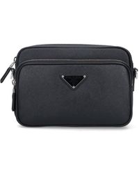 Prada - Borsa Tracolla Logo - Lyst