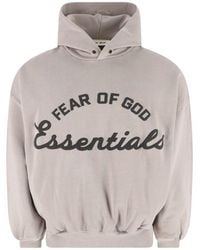 Fear Of God - Oversized Arched Logo Hooded Sweatshirt - Lyst