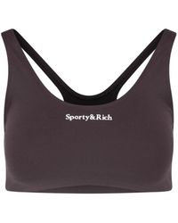 Sporty & Rich - Logo Sports Bralette - Lyst
