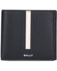 Bally - Portafoglio Bi-Fold Logo - Lyst