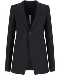 Rick Owens - Single-Breasted Blazer - Lyst