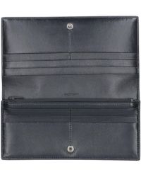 Balenciaga Leather Neo Classic Flap Wallet in Black for Men - Lyst
