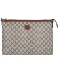 Gucci - Logo Shoulder Bag - Lyst