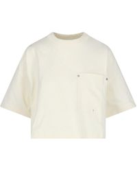 Bottega Veneta - T-Shirt Crop - Lyst