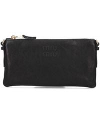 Miu Miu - Logo Mini Pouch - Lyst