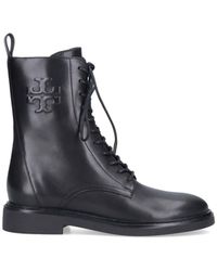 Tory Burch - 'double T' Combat Boots - Lyst