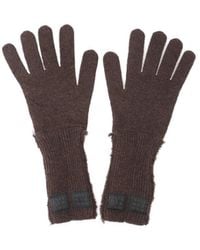 MM6 by Maison Margiela - Wool Blend Gloves - Lyst