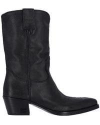 Miu Miu - Logo Boots - Lyst