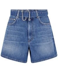 Sportmax - Denim Shorts - Lyst