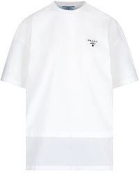 Prada T-shirts for Women - Up to 54% off at Lyst.com