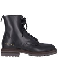 Common Projects - Leather Derby Boots - Lyst