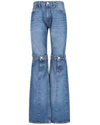 Coperni - Open Knees Bootcut Jeans - Lyst