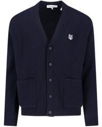 Maison Kitsuné - Fox Head" Cardigan - Lyst
