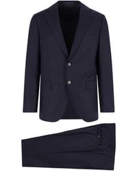 Caruso - Single-Breasted Wool Suit - Lyst