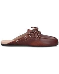 Miu Miu - Calf Leather Mules - Lyst