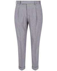 PT Torino - Virgin Wool And Cashmere Trousers - Lyst