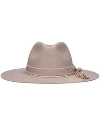 Golden Goose - Wide Brim Wool Fedora Hat - Lyst