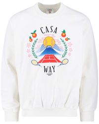 CASABLANCA - Casa Way Mountain Logo Sweatshirt - Lyst