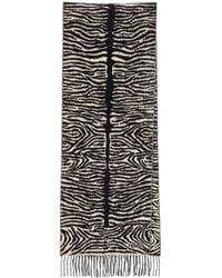 Fendi - Animalier Wool Scarf - Lyst