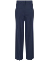 Miu Miu - Tailored Virgin Wool Trousers - Lyst