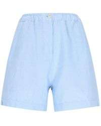 Finamore 1925 - Silk And Cotton Shorts - Lyst