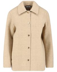 Burberry - Jackets Virgin Wool - Lyst