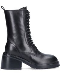 Ann Demeulemeester - Lace-up Combat Boots - Lyst
