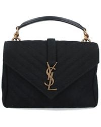 Saint Laurent - Borsa Tracolla Media "College" - Lyst