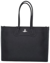 Vivienne Westwood - Large Tote Bag With Top Handles - Lyst