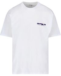 Carhartt - T-Shirt Stampa "S/S Ink Bleed" - Lyst