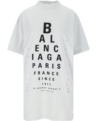 Balenciaga - Optical Cotton T-Shirt - Lyst