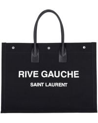 Saint Laurent - Stylish Canvas Tote Handbag For - Lyst