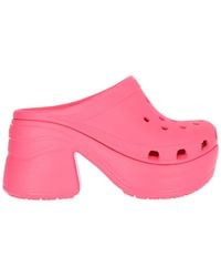 Crocs™ - Siren Heeled Clog Sandals In - Lyst