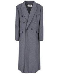 Victoria Beckham - Double-Breasted Structured Jacket With Notched Lapel - Lyst