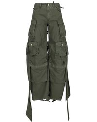The Attico - Cargo Pants Cut Out - Lyst